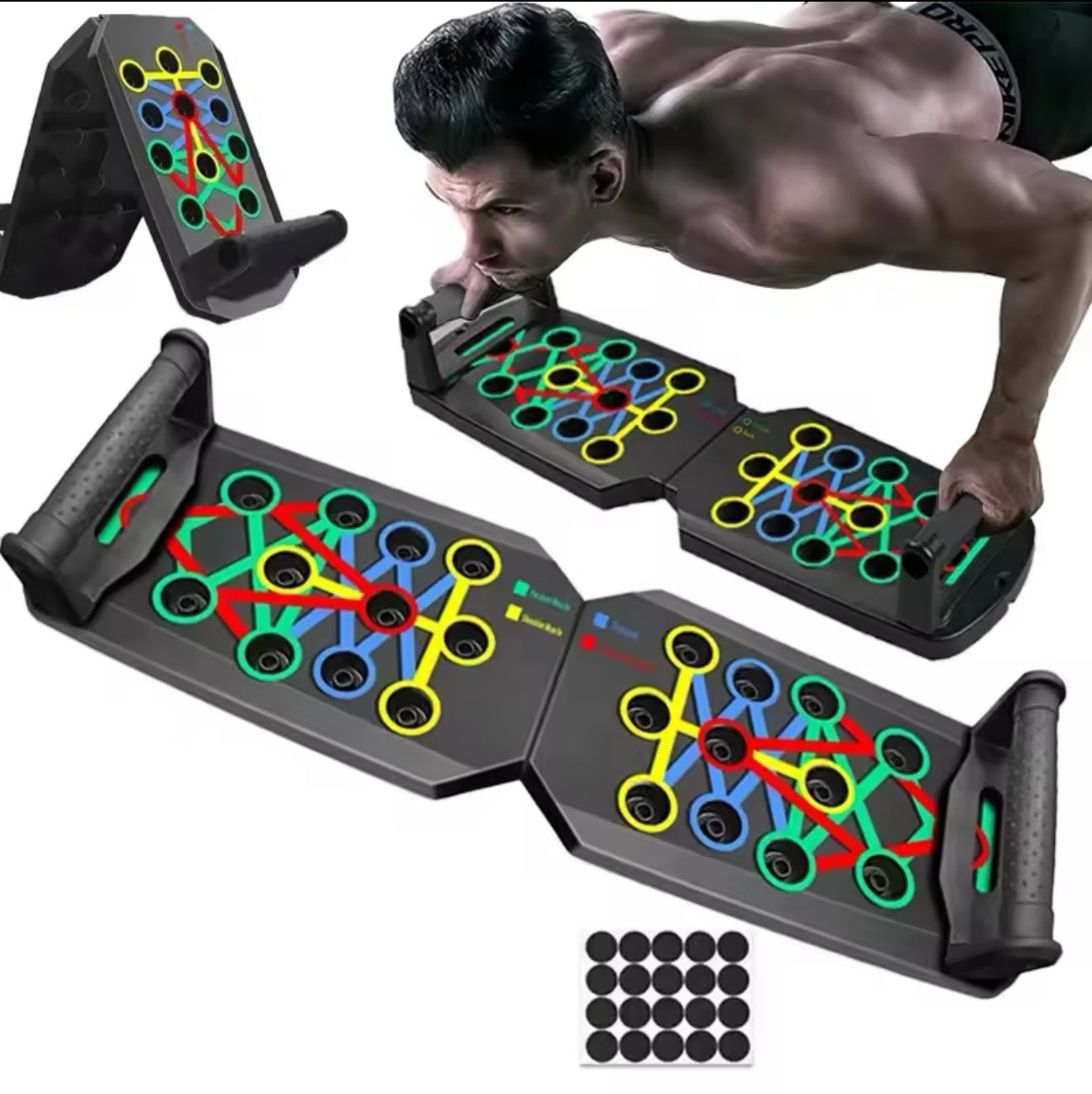 Portable push up board