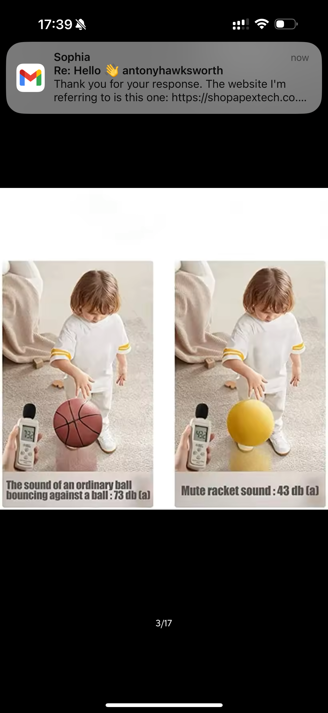 Silent basketball