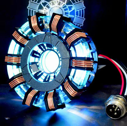 The iron man arc reactor, LED Tony Stark’s heart