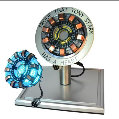 The iron man arc reactor, LED Tony Stark’s heart