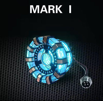 The iron man arc reactor, LED Tony Stark’s heart