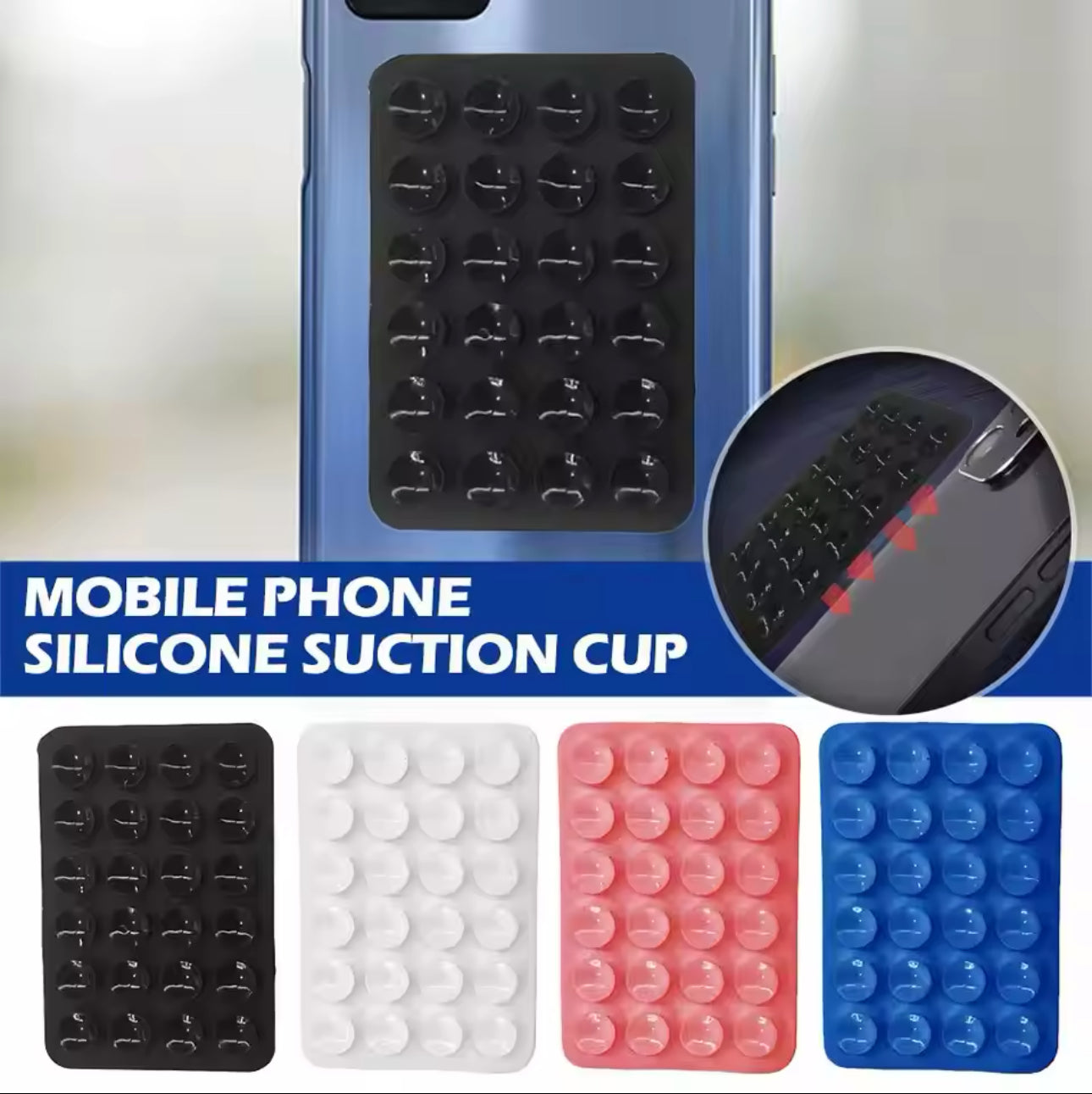 Silicone Suction Phone Case Mount