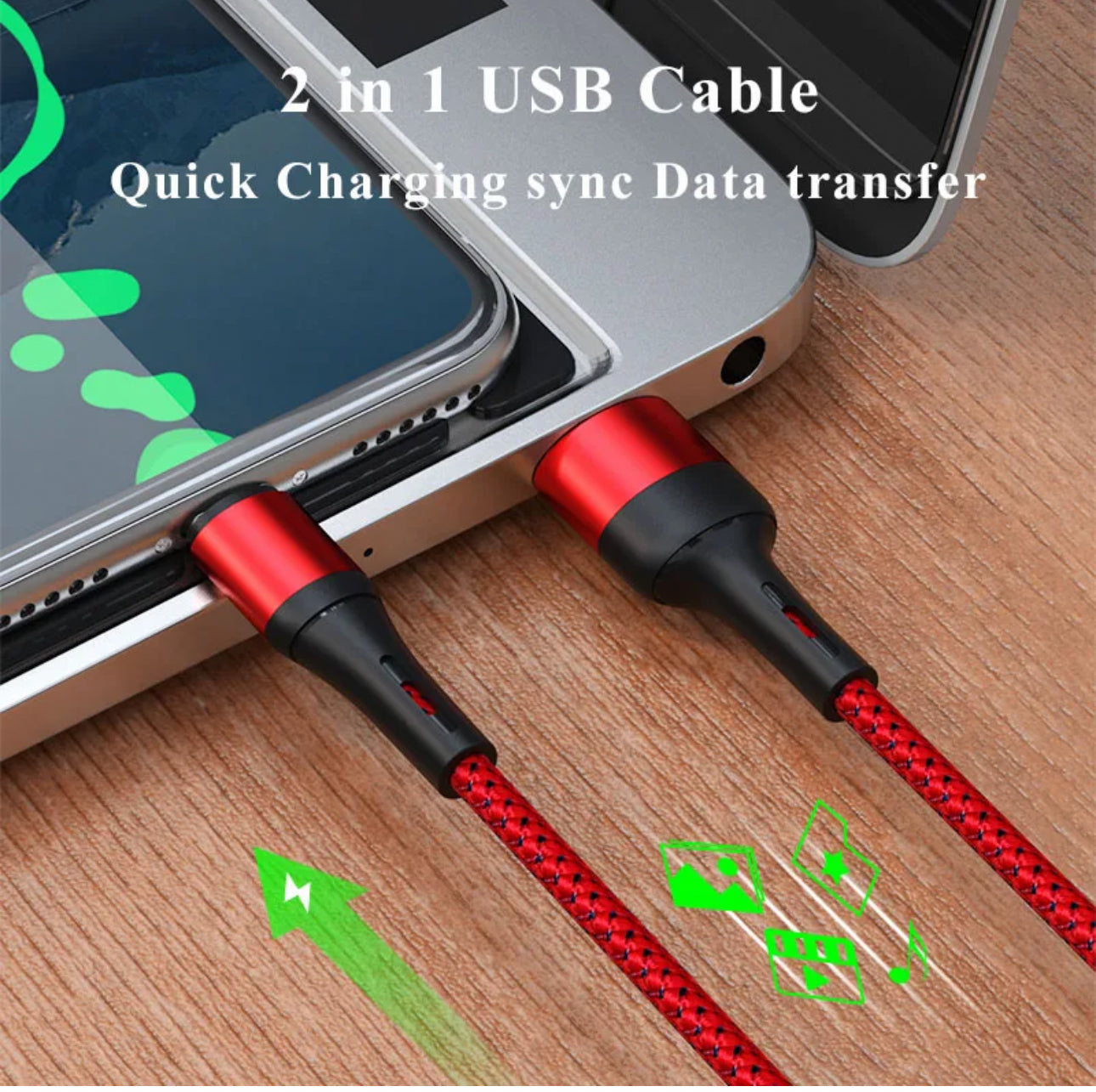 USB-A to USB-C fast charger