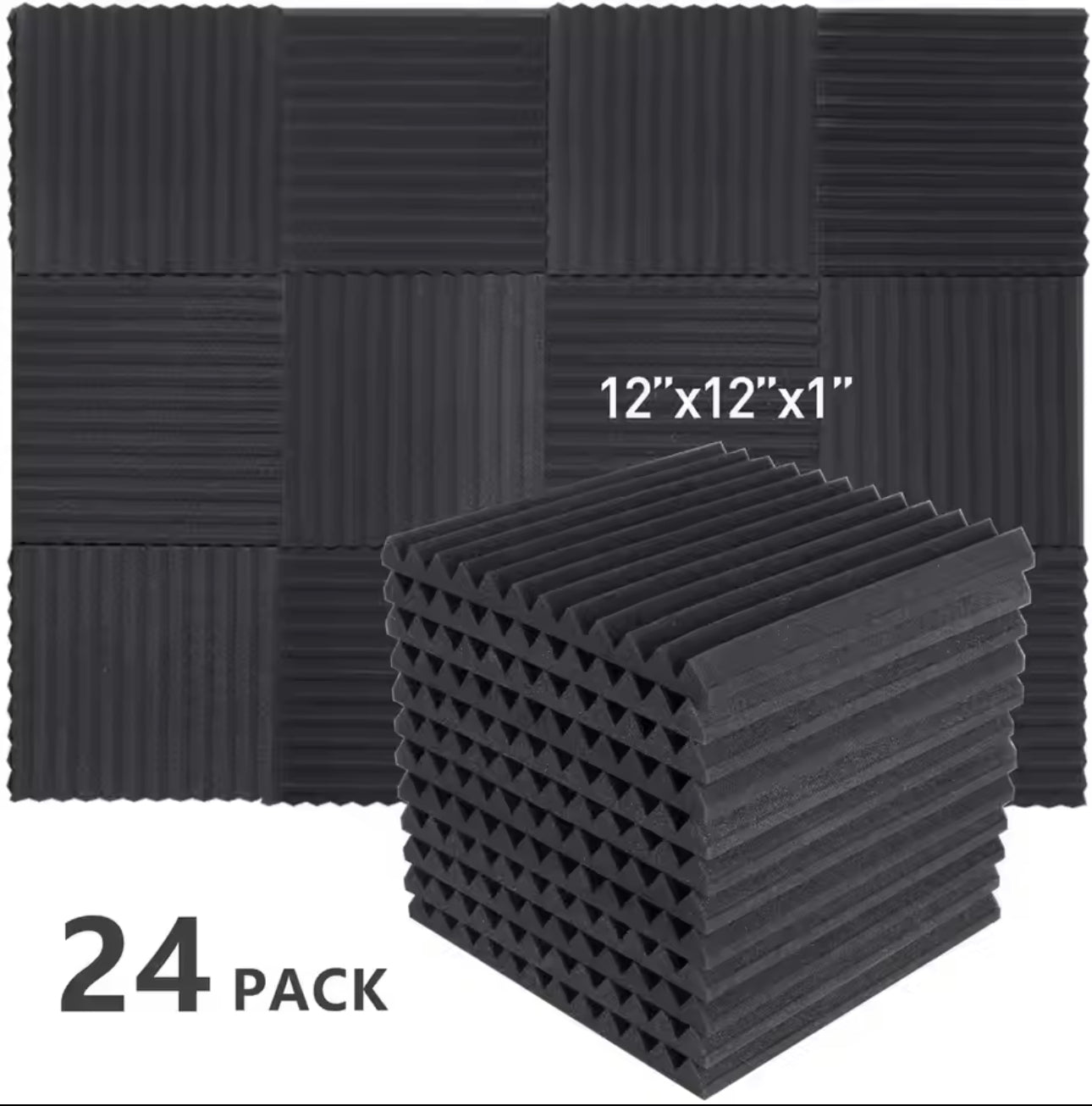 Sound proofing panel’s 24pcs