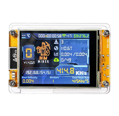 NMMiner NerdMiner V2 – ESP32 Crypto Lottery Miner with 2.8” Smart Display (960KH/s)